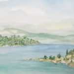 GREECE3 / watercolor / painted by Chris Yake