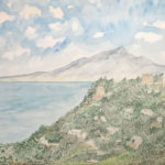 SORENTO / watercolor / painted by Chris Yake